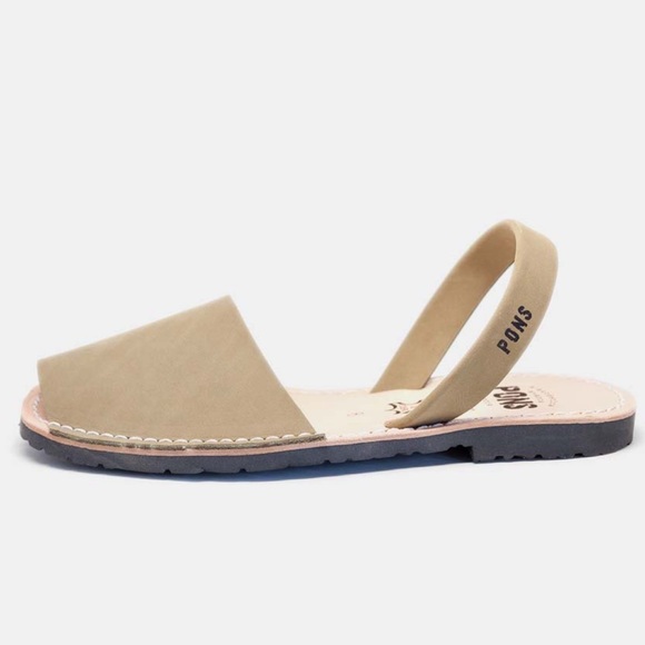 PONS Avarcas Women’s Leather SAND - Size 38 (US 8) NWOT - Picture 5 of 5